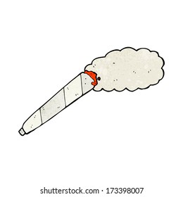 cartoon marijuana cigarette