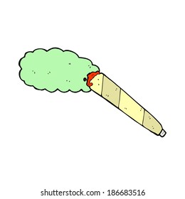 Cartoon-Marihuana-Zigarette