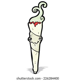 cartoon marijuana joint