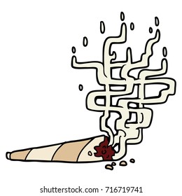 caricatura de marihuana