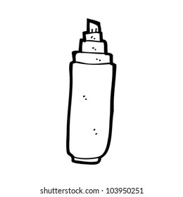cartoon marker pen