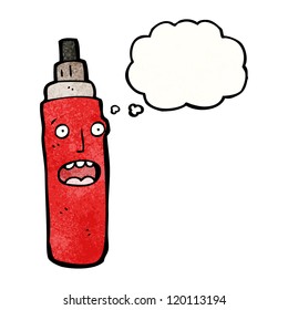 lápiz marcador de dibujos animados
