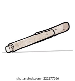 lápiz marcador de dibujos animados