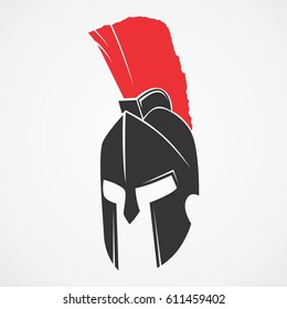 cartoon mascot spartan warrior