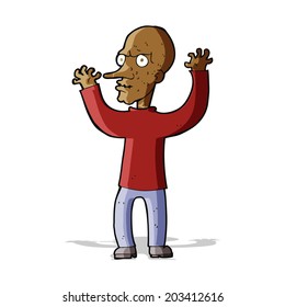 cartoon mean man