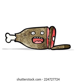 carne de desenho animado