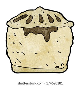 cartoon meat pie
