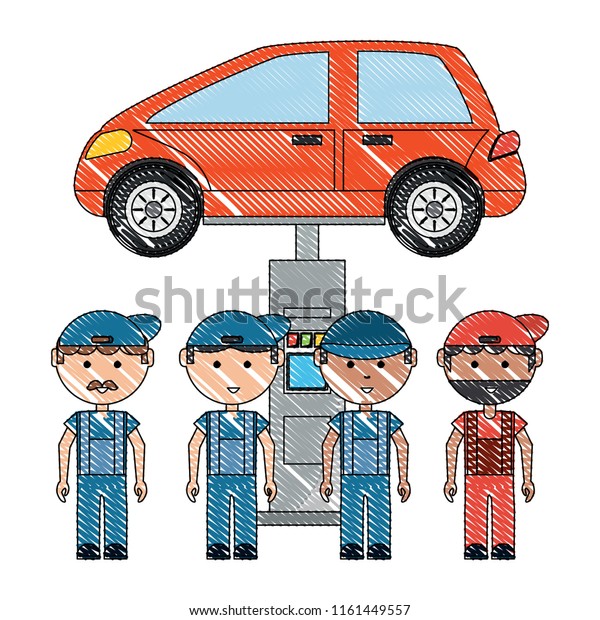 cartoon mechanic\
design
