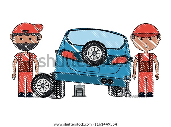cartoon mechanic\
icon