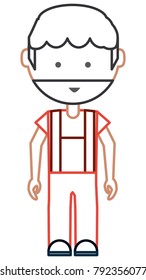 cartoon mechanic man icon