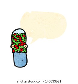 cartoon medical capsule pill