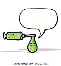 cartoon medical needle