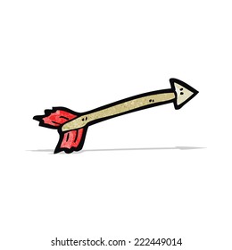 flecha medieval de dibujos animados
