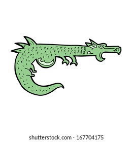 cartoon medieval dragon