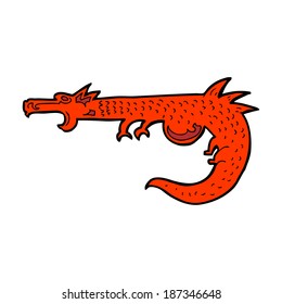 cartoon medieval dragon