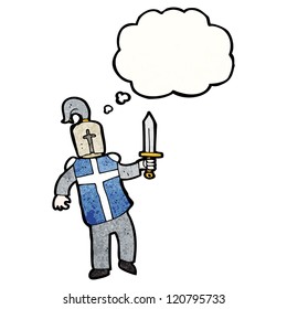 cartoon medieval knight