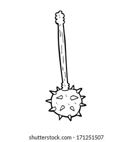 cartoon medieval mace