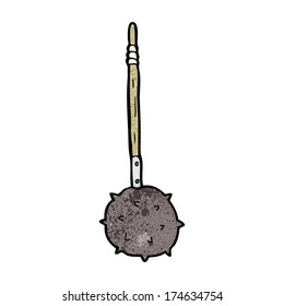macia medieval de dibujos animados