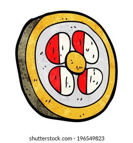 escudo medieval de dibujos animados