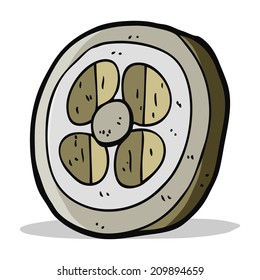Karikatur-mittelalterliches Schild