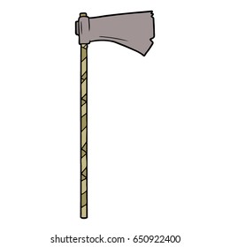 cartoon medieval war axe