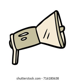 Cartoon-Megaphon