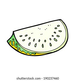 dibujo animado melon slice
