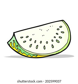 cartoon melon slice