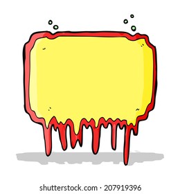 cartoon melting frame