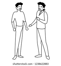 cartoon men design