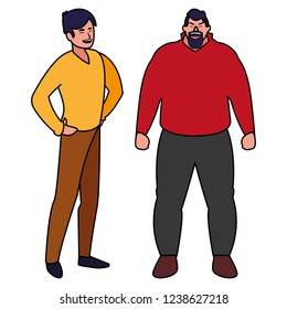 cartoon men design