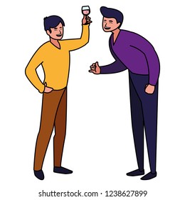 cartoon men design