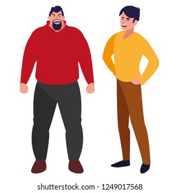 cartoon men design