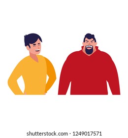cartoon men design