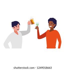 cartoon men design