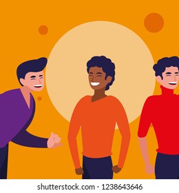 cartoon men icon