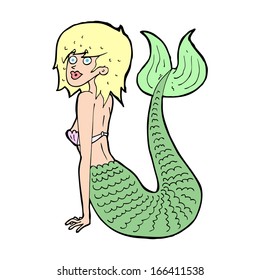 sereia de desenho animado