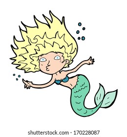 cartoon mermaid
