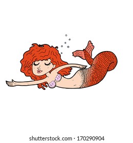 cartoon mermaid