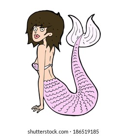 sirena de dibujos animados