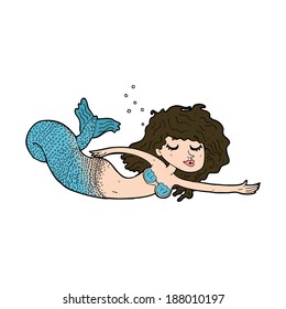 sirena de dibujos animados