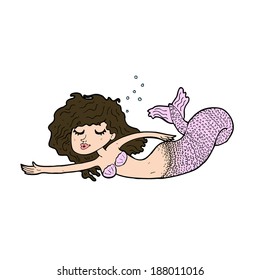 cartoon mermaid