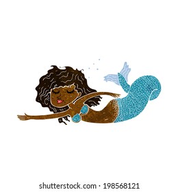 cartoon mermaid