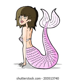 cartoon mermaid