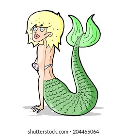 cartoon mermaid