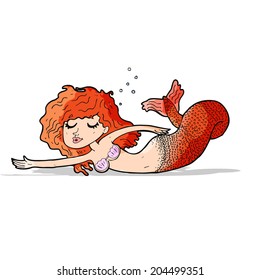 cartoon mermaid