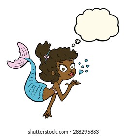sirena de dibujos animados
