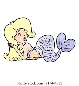 sirena de dibujos animados