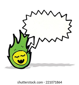 cartoon meteor