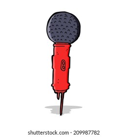 micrófono de dibujos animados